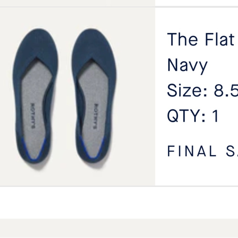 Rothy's Elegant Navy Flats